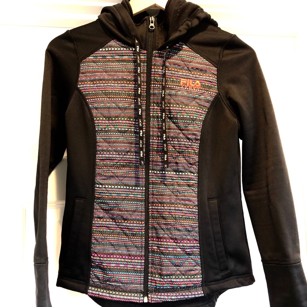 Women’s FILA SPORT Hooded Athletic Jacket Size XS